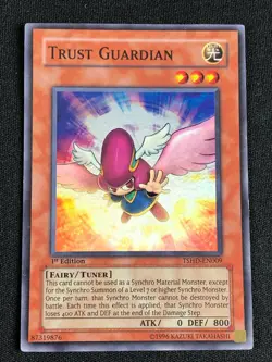 YUGIOH TRUST GUARDIAN TSHD-EN009 1ST SUPER NM - Image 1