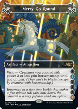 Merry-Go-Round (2-6) FOIL Unfinity NM Artifact Rare MAGIC MTG CARD ABUGames - Image 1