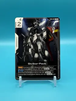 Striker Pack (3 Cards) - Gundam TCG - Starter Deck 04: SEED Strike - ST04-012 - Image 1