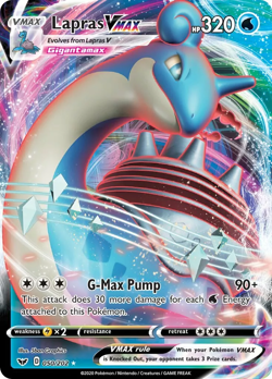Lapras VMAX 050/202 - Sword & Shield - Ultra Rare Pokemon Card - Near Mint (NM) - Image 1