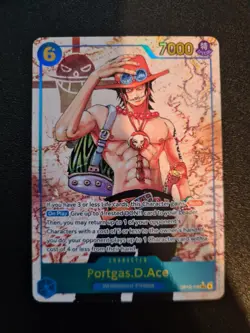 One Piece Card Game Portgas.D.Ace OP13-119 Alt Art Secret Carrying on his Will - Image 1