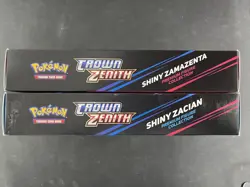 Pokemon Cards x2 Sealed Zacian Zamazenta Premium Figure Collection Crown Zenith - Image 3