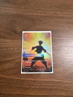 Unchecked Power Spell Card Riftbound 123/298 Near Mint Foil - Image 1