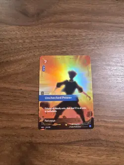 Unchecked Power Spell Card Riftbound 123/298 Near Mint Foil - Image 2