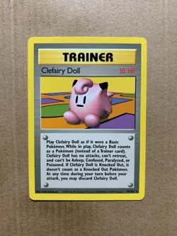 Clefairy Doll 70/102 Base Set - Rare Pokemon Card - NM/Mint - Image 1