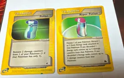 Potion And Hyper Potion E Reader Vintage Pokemon Cards Skyridge Set - Image 1