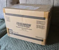 Bandai BT01-03, Digimon Card Game Ver 1.0 - Case of 12 Booster Boxes (288 Packs) - Image 1
