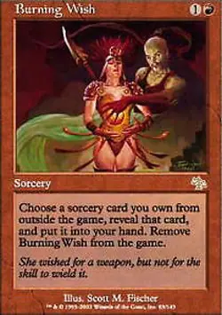 MTG - Burning Wish Judgment - Image 1