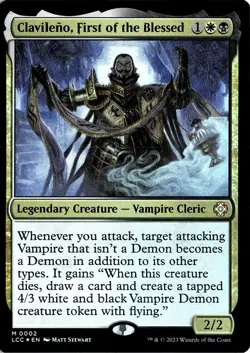 NM - Clavileno, First of the Blessed M Foil Commander: The Lost Caverns of Ixala - Image 1