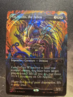 Encyclopedia Of Magic Secret Lair, Ob Nixilis, the Fallen - HALO FOIL - Image 2