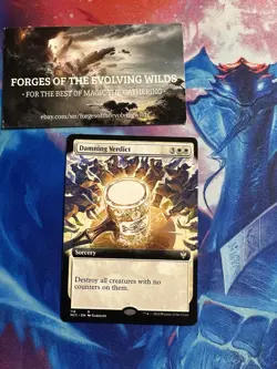 Damning Verdict Extended Art Streets of New Capenna Commander - Image 1