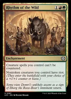 Rhythm of the Wild Commander: The Lost Caverns of Ixalan NM MTG Non-Foil - Image 1