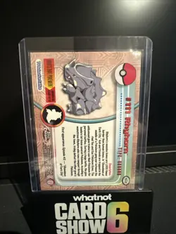 Chrome Topps Pokemon 111 Rhyhorn NM - Image 2