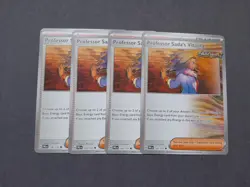 X4 Professor Sada's Vitality 120/131 Prismatic Evolutions Pokemon TCG Playset NM - Image 1