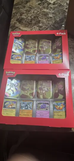 Pokemon Sams Club 151 mini tin box LOT OF 2 (8 total mini tins, 16 total packs) - Image 1