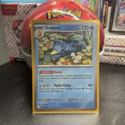 Pokemon TCG Golduck Reverse Holo 008 Promo 2025 Mega Evolution. - Image 1