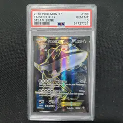 2016 Pokemon: STEELIX EX 108/114 [Full Art] [XY Steam Siege] Gem Mint PSA 10 ?? - Image 1