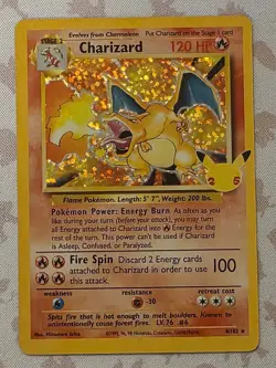 Pokemon TCG: Celebrations Classic Collection Charizard 4/102 Ultra Rare NM/M - Image 1