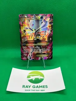 Pokemon TCG M Mewtwo EX 160/162 Breakthrough Holo Full Art Mega DMG - Image 1