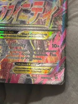 Pokemon TCG M Mewtwo EX 160/162 Breakthrough Holo Full Art Mega DMG - Image 5