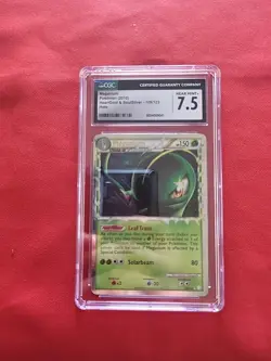 Pokemon: Meganium #109/123 Holo Rare HeartGold & SoulSilver 2010 - CGC 7.5 - E83 - Image 3