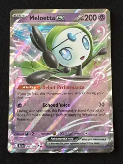 Meloetta Ex 44/86 Black Bolt BLK -Near Mint- Pokemon TCG - Image 1