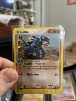 Armaldo Pokemon TCG 1/100 EX Sandstorm E-Reader Series LP holo - Image 1