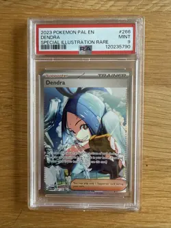 2023 POKEMON PAL EN-PALDEA EVOLVED SPECIAL ILLUSTRATION RARE #266 DENDRA PSA 9 - Image 1