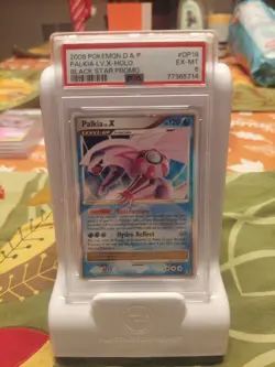 2008 Pokemon D & P Palkia Lvl.X Black Star Promo DP18 PSA 6 - Image 1
