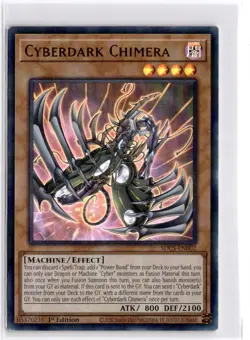 Cyberdark Chimera 1st Edition Ultra Rare Structure Deck: Cyber Strike SDCS-EN002 - Image 1