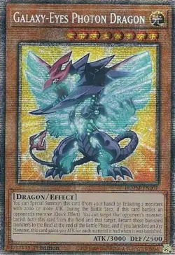 Yugioh! LP Galaxy-Eyes Photon Dragon - BLMM-EN007 - Starlight Rare - 1st Edition - Image 1