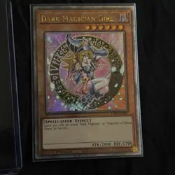 * DARK MAGICIAN GIRL * 1ST EDITION QUARTER CENTURY SECRET RARE RA04-EN107 YUGIOH - Image 1
