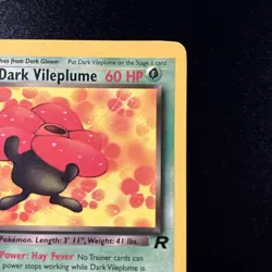 Dark Vileplume 30/82 Team Rocket Regular Non-holo Pokemon Card Near Mint NM - Image 4