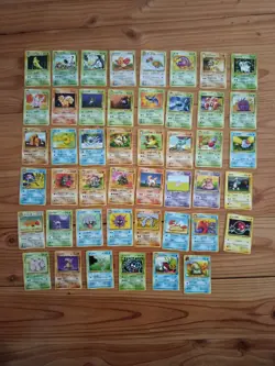 Vendu A Badtien0, 46 Japanese Pokemon Cards, Old Back 1996-1997 - Image 1