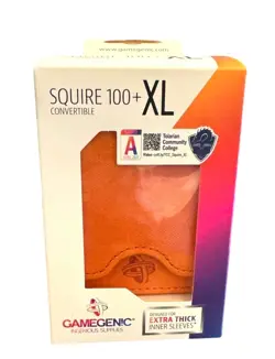 Gamegenic Squire 100+ XL Convertible Card Deck Box - Orange - Image 4