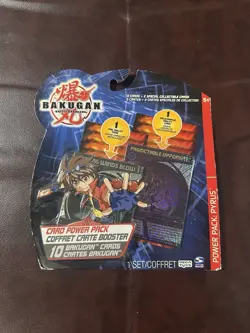 Bakugan Battle Brawlers Card Power Pack Clean Slate Haos Holographic Sealed 2008 - Image 1