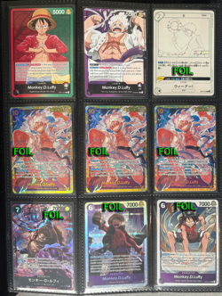 HUGE One Piece CCG English/JPN Binder Collection - 650+ Cards - 227 Foil Cards - Image 1