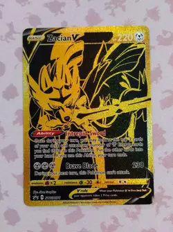Zacian V SWSH076 SWSH: Sword & Shield Promo Cards Holo - Image 1