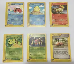 Lot of 6 Vintage 2002 Aquapolis Pokemon TCG Wizards E-reader Cards ft Psyduck NM - Image 1