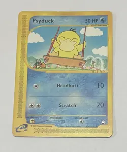 Lot of 6 Vintage 2002 Aquapolis Pokemon TCG Wizards E-reader Cards ft Psyduck NM - Image 3