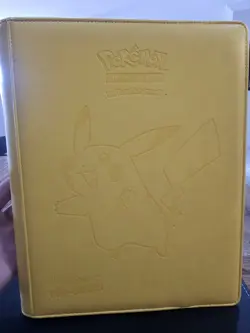 Pokemon Pikachu Ultra Pro Binder 360 Cards 9 Pocket Side Loading - Image 1