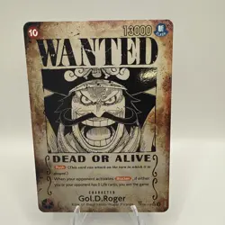 Wanted Poster Card Gol.D.Roger SP OP-118 One Piece Tcg Near Mint English - Image 1