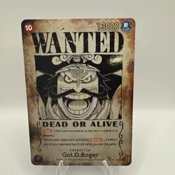 Wanted Poster Card Gol.D.Roger SP OP-118 One Piece Tcg Near Mint English - Image 2