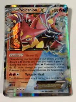 Pokemon Card Volcano EX XY173 Promo Ultra Rare LP - Image 1