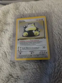 Pokemon TCG Snorlax Jungle Holo Card 11/64 Unlimited Holo Rare, First Edition - Image 1