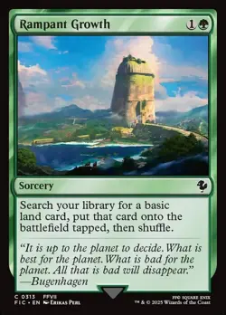 Rampant Growth - Final Fantasy Commander - MTG - Image 1
