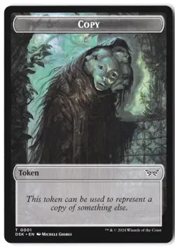 Copy Token #1 Duskmourn: House of Horror NM - Image 1