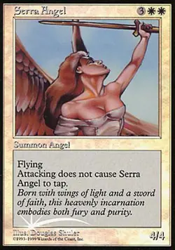 MTG - Serra Angel Foil Beta Picture Unique & Misc Promos - Image 1