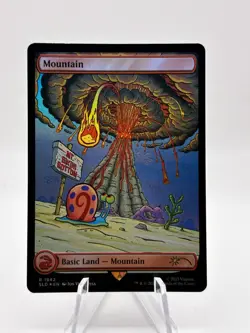 Mountain 1942 Full Art Foil Spongebob Secret Lair Drop SLD MTG NM - Image 1