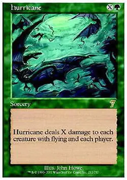 MTG - Hurricane - Foil Seventh Edition - Image 1